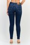 Women Skinny Fit Wash Stretchable Denim, Navy - 2