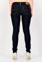 Women Skinny Fit Wash Stretchable Denim, Navy - 2
