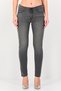 Women Skinny Fit Washed Stretchable Jeans, Wash Black