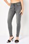 Women Super Skinny Fit Washed Stretchable Jeans, Grey