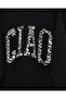 Three-Thread Sweat Suit with Leopard Print Detail on the Front - Black - 4