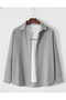 Corded Fabric Velvet Shirt with Regular Fit and Long Sleeves - 2