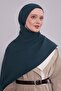 وشاح مربع من القطن باللون الأخضر من كيوف - 2