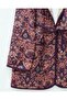 Double Pocket Snap Button Lined Quilted Jacket - Purple - 6