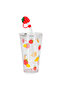 Renkli̇mağazadan Lcw Home Mixed B Printed Glass Cup with Straw 400 ml - 5