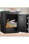 Depository Safe Box With Drop Slot , Digital Combination Lock 56kg, RB-DS48 Black - 2