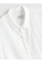 Ecru Plus Size Regular Fit Long Sleeve Dobby Men's Shirt - 6
