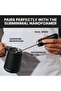 Heat Resistant Handle Stainless Steel Milk Jug (Black, 450ml/15oz) - 8