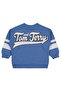Sleeve Striped Printed 2-5 Years Old Sweatshirt - Blue 3-4 Years Old - 2