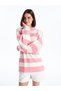 Crew Neck Color Block Long Sleeve Women's Knitwear Sweater (W4)
