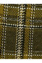 Khaki Plaid Women's Coat 5Wak00332Ew - 6