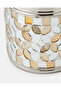 Silver Mosaic Cotton Jar - 4