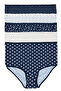 Women's High Waist Panties Cotton 5 Pack Lycra Plus Size