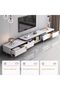 [Slate] Expandable (200-270 cm) Warm White with White Texture - 4