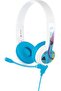 ONANOFF StudyBuddy Kids On-Ear Headphones, Volume-Limited 85dB, Detachable Mic, Blue