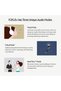 BuddyPhones Fokus+ Wireless Noise Cancelling Headphones w/Charging Stand, 50Hrs Battery Life - Blue - 5
