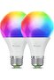 Matter Essentials 2 Pack Wi-Fi Smart LED Bulbs E27 RGBW (Pack of 2)