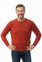 Men's Crew Neck Geometric Pattern Sweater