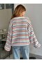 Women's Striped Women's Striped Sweater. Knitwear Sweater - 3