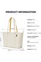 The Astrid Tote | Women Tote Bag For Office Use With Vegan Leather & Water-Resistant Finish, Multiple Compartments & Padded Laptop Sleeve For Travel & Work - 3