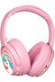 CosmosFun Active Noise Cancellation Kids Bluetooth Headphones - Pink