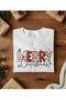 Merry Christmas Printed Short Sleeve T-Shirt |   Family Matching T-Shirt (Add Items to Make a Matching Set)