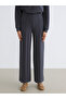 Anthracite High Waisted Women's Sweatpants - 2