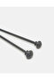 Black Extendable Single Curtain Rod With Resin Finial - 2