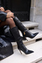 Lunira Women's Black Leather Boots - 5