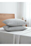 4-Piece Cotton Pillowcase Set 50X70 cm – Double Color Combination – 20 cm Cover Model - 2