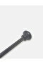 Black Extendable Single Curtain Rod With Resin Finial - 4