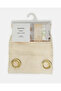 Beige Sheer Embellished Curtain (1 Piece) - 4
