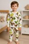 Dinosaur Patterned Girls and Boys Very Cute Pajama Set - 3