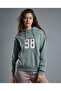 Printed Hoodie with Long Sleeves