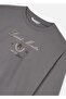 Girl's Printed Long-Sleeved T-Shirt Smoked 7025 - 4