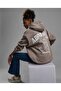 Printed Oversized Hoodie with Long Sleeves - 3