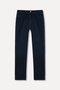 Women's Dark Indigo Straight Fit Stone Detailed Jean Trousers