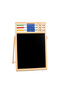 Double-Sided Magnetic Wooden Easel Board for Kids with Accessories - 3