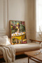 One Piece Wooden Framed Living Room Hall Kitchen Painting Tk2360
