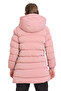 Plush Inside Nova Waterproof Fabric Slim Fit Winter Girl's Coat - 3