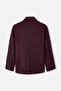 Women's Plum Oversize Blazer Jacket - 5