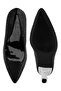 Women Rhinestones Embellished Pumps in Black - 4