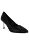 Women Rhinestones Embellished Pumps in Black