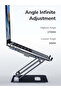 Folding Adjustable Laptop Stand Holder with Cooling Fan - 4