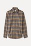 Men's Anthracite Regular Fit Plaid Long Sleeve Shirt