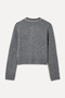 Women's Anthracite Stone Crew Neck Sweater - 6