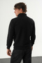 Men's Regular Fit Half Zipper Three Thread Sh Fleece-Lined Basic Sweatshirt - 7