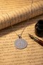 Silver Color Surah Al-Fatiha Written Steel Necklace Non-Tarnish Stainless Chain (Unisex) - 5