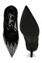 Women Mesh Rhinestone Stiletto Pump in Black - 4