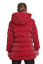 Plush Inside Nova Waterproof Fabric Slim Fit Winter Girl's Coat - 3